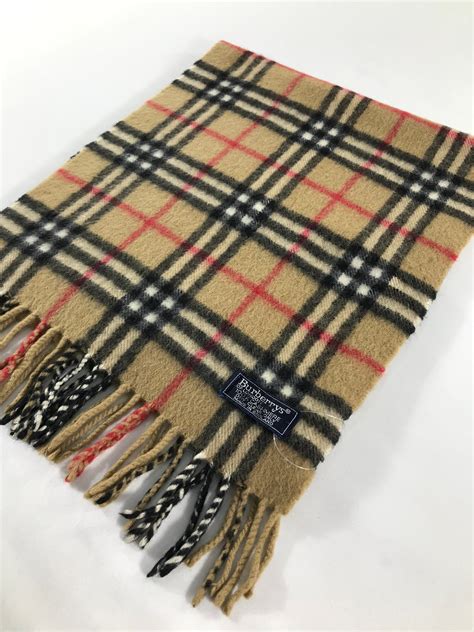 vintage burberry cashmere scarf|Burberry b 135 cashmere scarf.